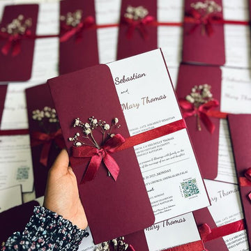 Premium Weddng Card Red