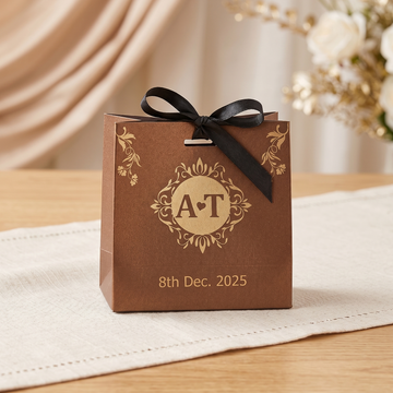 Brown Nikah Box For Wedding Ceremony