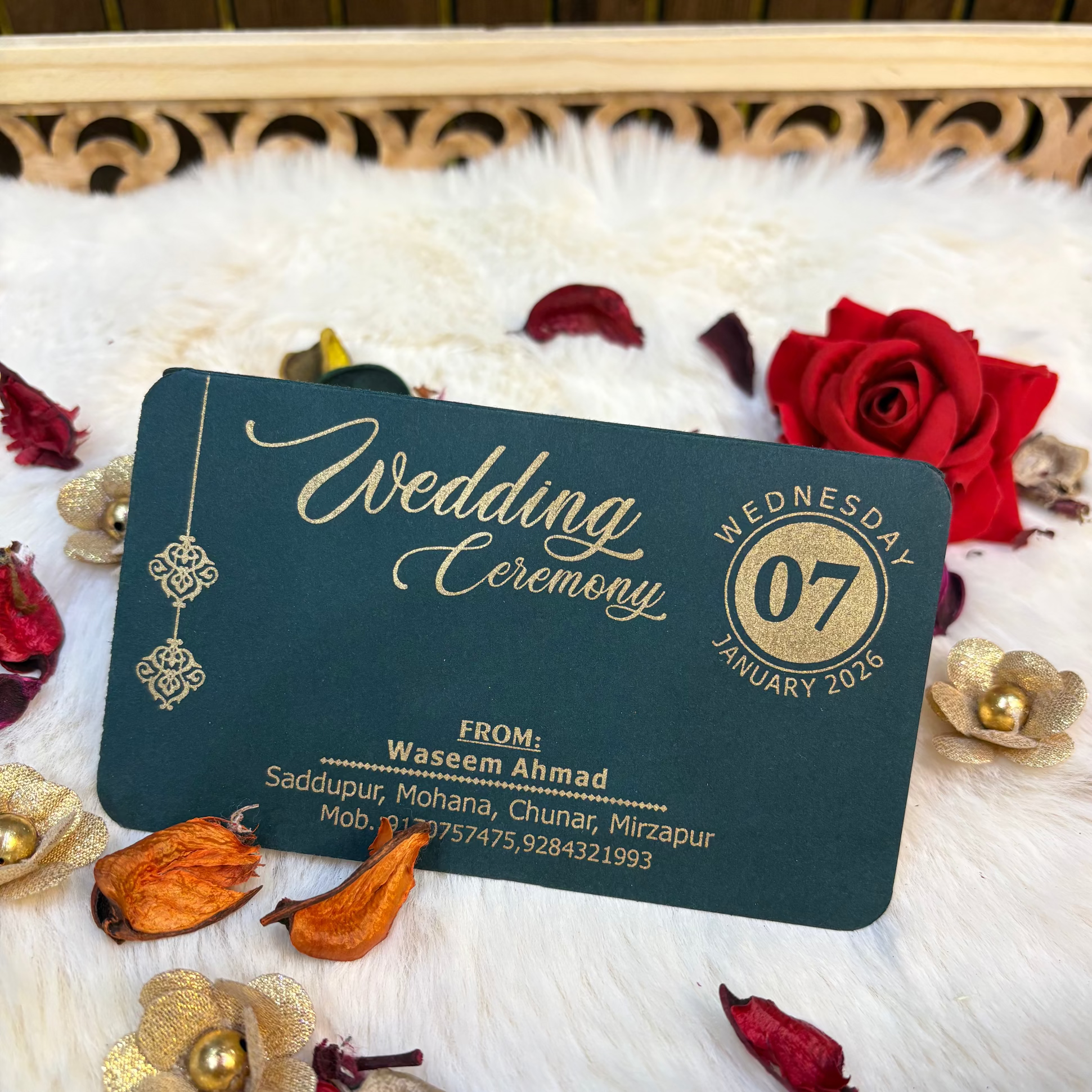 Premium Weddng Card PassPort Model